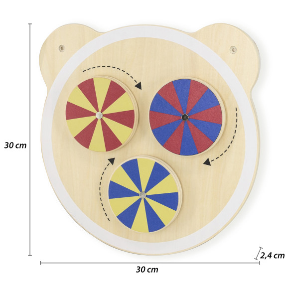 VIGA Wooden Board Colors FSC Montessori Certificate