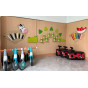 CLASSIC WORLD EDU Musical Wall Board ZEBRA
