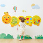 VIGA Large Wooden Caterpillar Activity Board