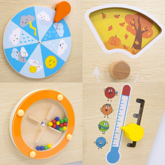 VIGA Montessori Arch Wall Manipulative Board