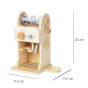 TOOKY TOY Wooden Coffee Set - Barista Espresso Machine