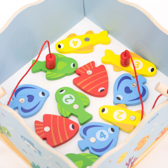 VIGA Wooden Magnetic Fishing Game – Learning and Fun in One