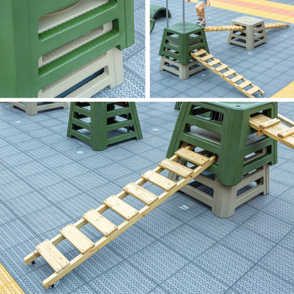 CLASSIC WORLD EDU Obstacle Course XXL Multi-Skill Motor Playground