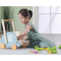 VIGA PolarB Wooden 2-in-1 Stroller, Walker, Elephant