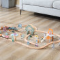 VIGA PolarB Wooden children's train track 90 pieces