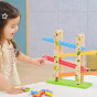 VIGA Wooden Slide for Animals Jungle 7 pcs.