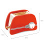 VIGA Wooden Kitchen Toaster For Children Household Appliances FSC Certificate