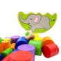 VIGA Wooden Balancing Elephant Montessori Puzzle