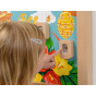 MASTERKIDZ Bee Life Cycle Flex Montessori Wall Board