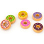 VIGA Wooden Donuts 6 pcs