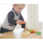 MASTERKIDZ Wooden Montessori Pyramid Sorter Puzzle