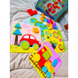 TOOKY TOY 4 in 1 Puzzle Mntessori Blocks Puzzle