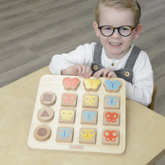 MASTERKIDZ Montessori Color and Pattern Matching Puzzle