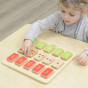 MASTERKIDZ Montessori Counting Puzzle Board