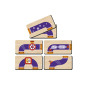 TOOKY TOY Logic Game Magnetic Board Puzzle for Children 40 pcs.