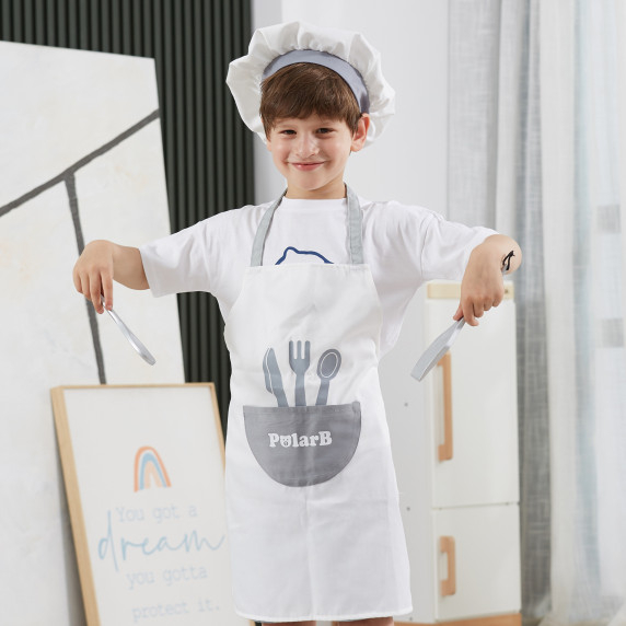 VIGA PolarB Chef's Costume Apron + Cap