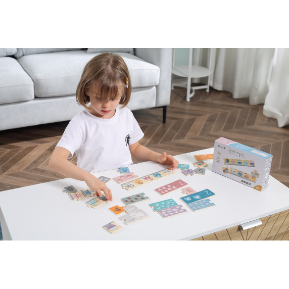 VIGA PolarB Wooden Montessori Numerical Puzzles