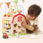 VIGA Wooden Farm 7 in 1 - Educational Cube