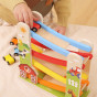 VIGA Wooden Racetrack with Farm Theme