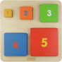 MASTERKIDZ Wooden Pyramid Educational Counting Colors Montessori