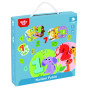TOOKY TOY Educational Puzzle Montessori Learning to Count