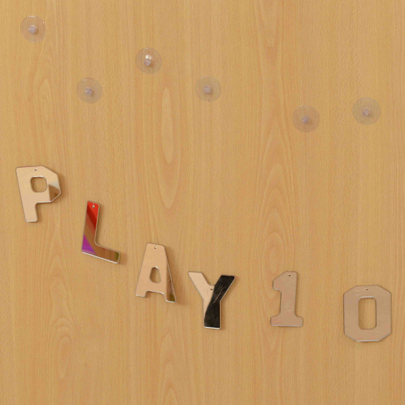 MASTERKIDZ Double-Sided Acrylic Mirrors Letters Numbers Montessori Alphabet
