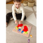 TOOKY TOY Educational Wooden Foot Puzzle Learning Counting and Colors