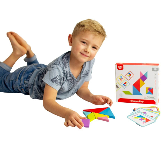 TOOKY TOY Wooden Tangram Puzzle