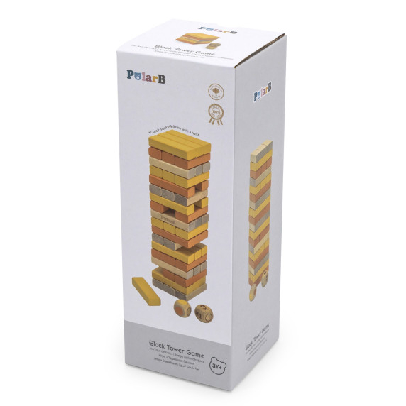 VIGA PolarB Wooden Tower Puzzle Game