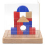 VIGA Wooden Building Game 3D Montessori Blocks