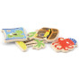 VIGA Wooden Educational Puzzle Distance Learning 2 in 1