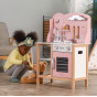 VIGA PolarB Wooden Kitchen with Accessories Silver - Pink