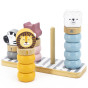 VIGA PolarB Wooden Educational Puzzle with Montessori Animals