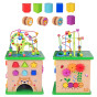 TOOKY TOY Educational Cube Sorter Maze Intertwining 5-in-1