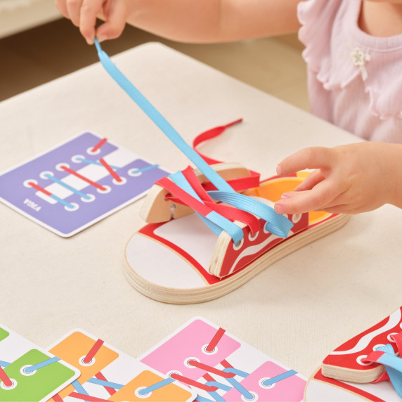 VIGA Learning to Lace Shoe Bows Laces 3+