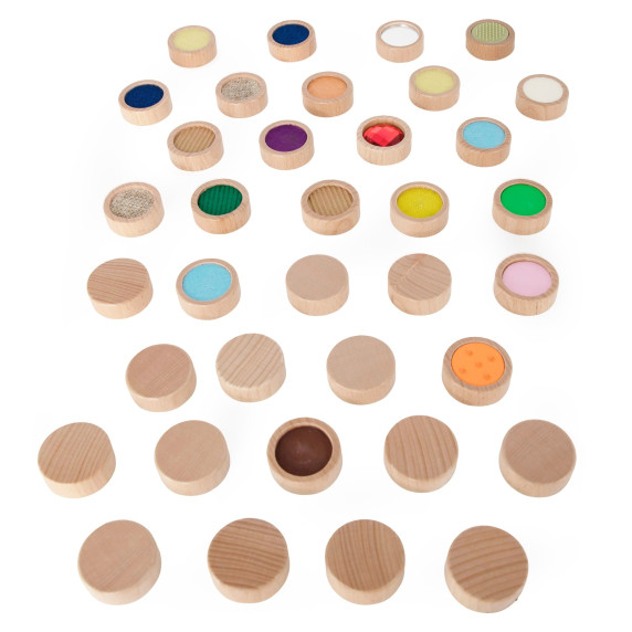 VIGA Sensory Touch Memory Blocks 36 pcs 18 Textures For Children 3+
