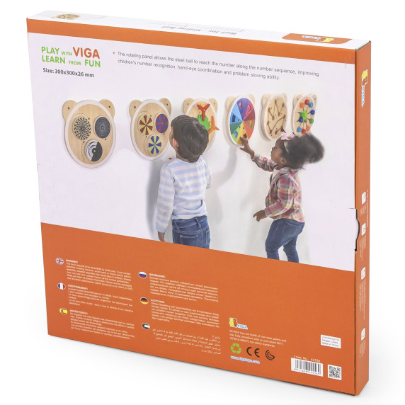 VIGA Wooden Labyrinth Board FSC Montessori Certificate