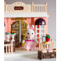 WOOPIE Dollhouse Rabbit Family Flower Shop + Figurine