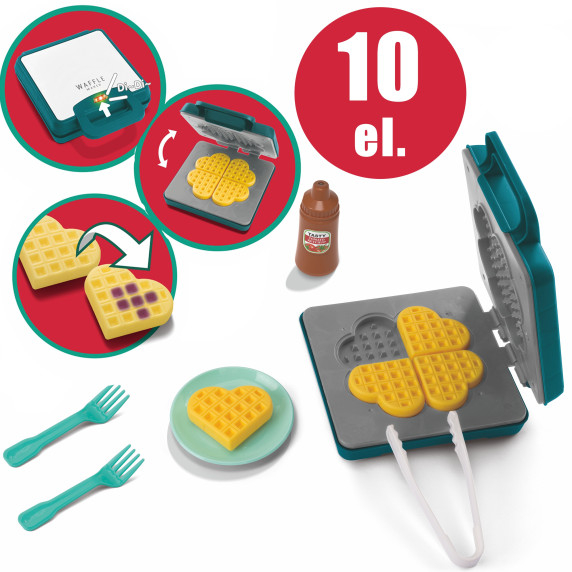 WOOPIE Waffle Maker Kitchen Set Food COLOR CHANGING 10 pcs.