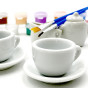 WOOPIE Ceramic Tea Set for Painting
