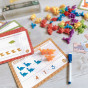 WOOPIE Montessori Educational Set Learning to Count Dinosaurs Sorter 95 pcs.