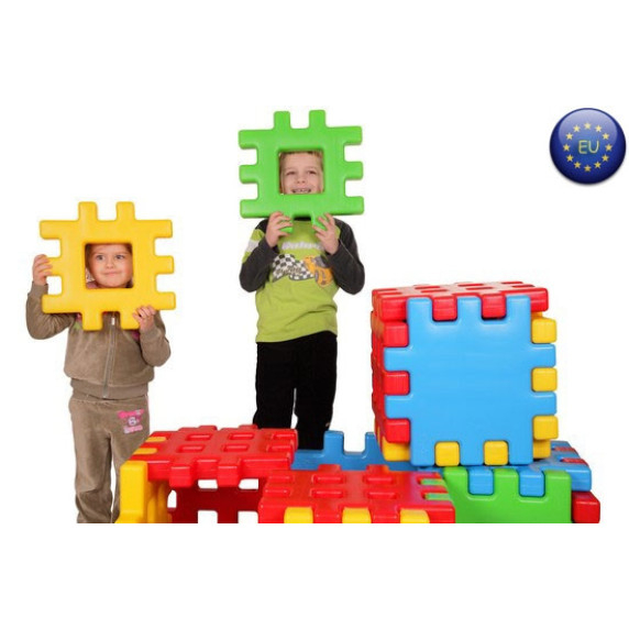 WOOPIE Educational Blocks Waffles Fence House