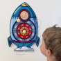WOOPIE Velcro Dartboard Rocket Arcade Game