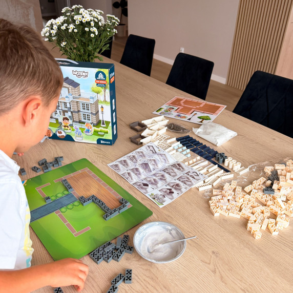 WOOPIE DIY Construction Kit Building with Bricks Dream House Residence 603 pcs.