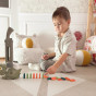 WOOPIE Electric Train Locomotive for Domino Blocks Dinosaur Orange