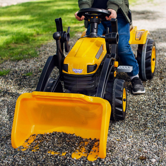 WOOPIE Pedal Tractor Farmer MaxTrac Classic Bucket Dozer