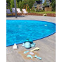 WOOPIE GREEN 2-in-1 Sand and Bath Set Blue Turtle 8 pcs. BIODEGRADABLE ORGANIC MATERIAL