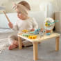 WOOPIE GREEN Wooden Educational Table Musical Sensory Maze 5 in 1