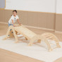 Viga Home Playground 3 in 1: Pikler Triangle, Rocker and Slide