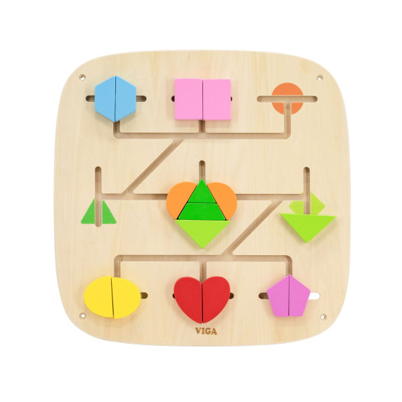 VIGA Wall Activity Panel with 16 Movable Elements